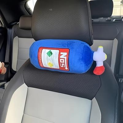 TEMU Knitted Car Seat Cushions - Nos Gas Headrests And Neck Support Suitable For All Vehicles. Image