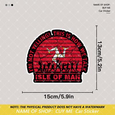 TEMU Yelling! I' For Man. That's How Waterproof Vinyl Sticker, Only Sticker, Motorcycle Stickers, Laptop Stickers - Add A Touch Of To - Bumpers, Suvs - Unique Gifts - Creative Car
