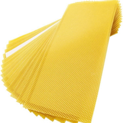 TEMU 30pcs Of Beeswax Foundation, Coated Powder Paper Without Frame, Essential Beekeeping Supplies Image