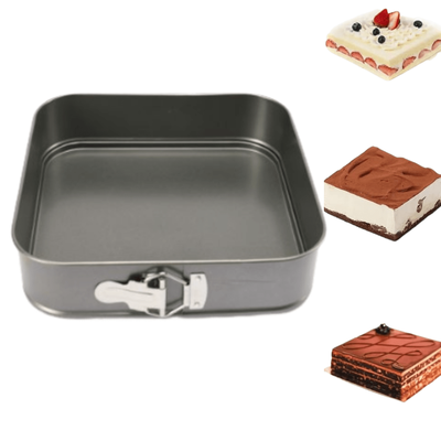 TEMU Party Packs, Square Cake Mold With , Easy To Release, Easy To Clean, Suitable For Baking Needs, Including Cheesecakes, Muffins, Ice Cream : X 6.8 Cm Image