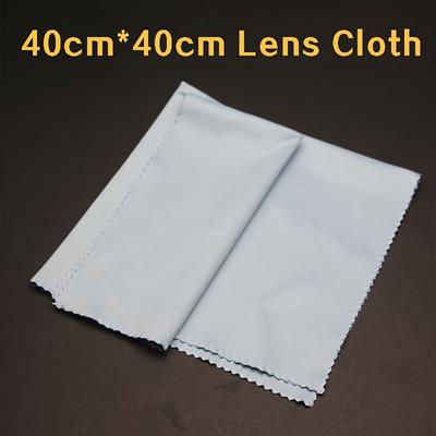 TEMU Large Size Lens Cleaning Cloth For Glasses Accessories, 40x40cm Super Fine Remover For Fashion Glasses And Camera Eyeglasses Image