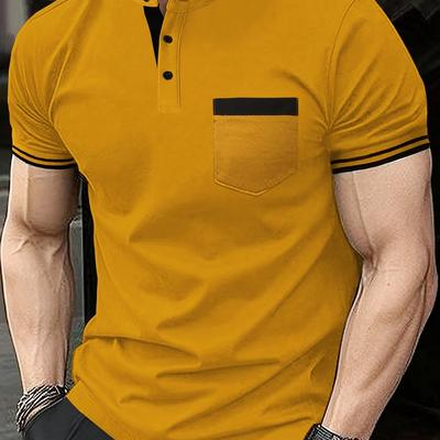 TEMU Men's Fashion Short Sleeve Shirt Image