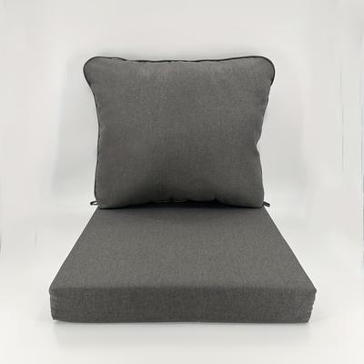 TEMU 2pcs Outdoor Sofa Cushions - Hand Washable, Solid Pattern, Zipper Closure, Woven Polyurethane & Polyester Fill - Multipurpose, Use Without Electricity - Ideal For & Home Furniture Image