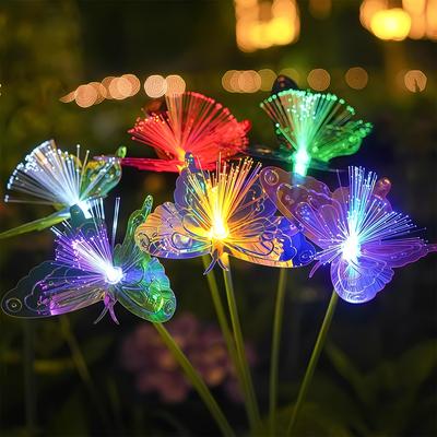 TEMU 1pc Solar Lawn Lights Swaying Solar Garden Decor For Outdoor Patio Yard Porch Christmas Flower Bed Decorations House Warming Gifts And Landscape Lighting Image
