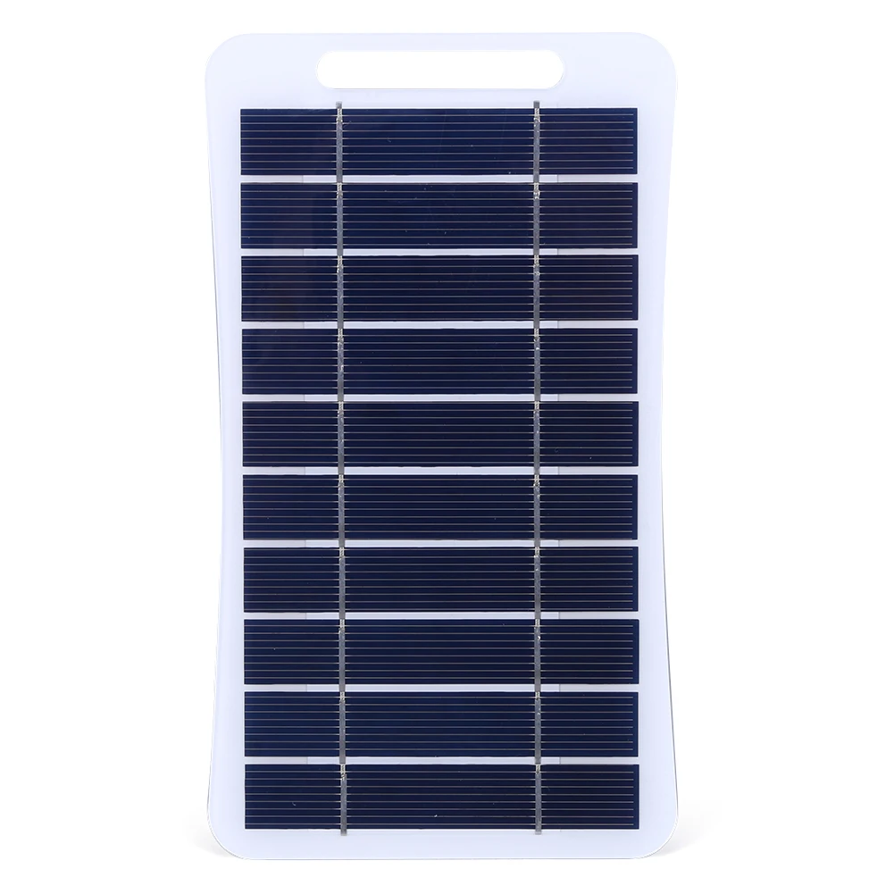 2W 5V Solar Panel Kit USB Batterie Ladegerät Power Notfall Panel Wasserdichte Telefon Power Bank für Camping Rucksack wandern Image