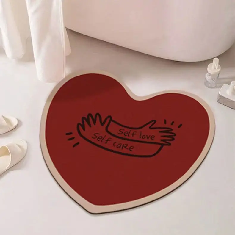 Diatomeen schlamm Badezimmer tür matte, Bad absorbierende und rutsch feste Tür matte, Badezimmer schnell trocknende Tür matte