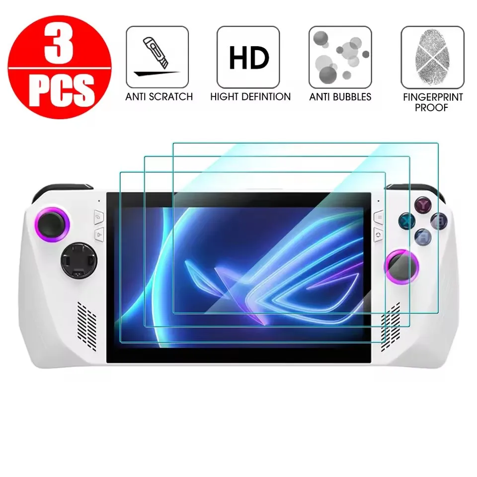 1/2/3PCS Schutz Gehärtetes Glas für Asus ROG Ally Anti-scratch-Displayschutzfolie für Asus ROG Ally 7 "Glas Zubehör Image