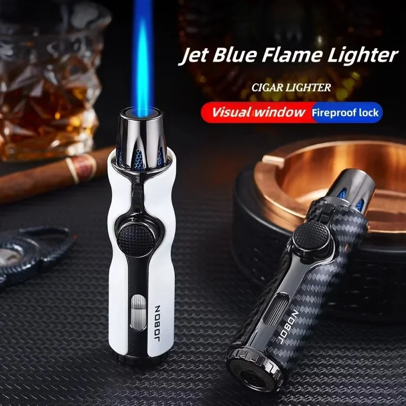 Neue JOBON Direct Blue Flame aufblasbare Spritzpistole, leistungsstarkes Zigarrenfeuerzeug, Grillzünder im Freien Image