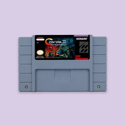 Contra 3 das Alien Wars Action-Spiel für Snes 16 Bit USA Ntsc oder eur Pal Videospiel konsolen Image