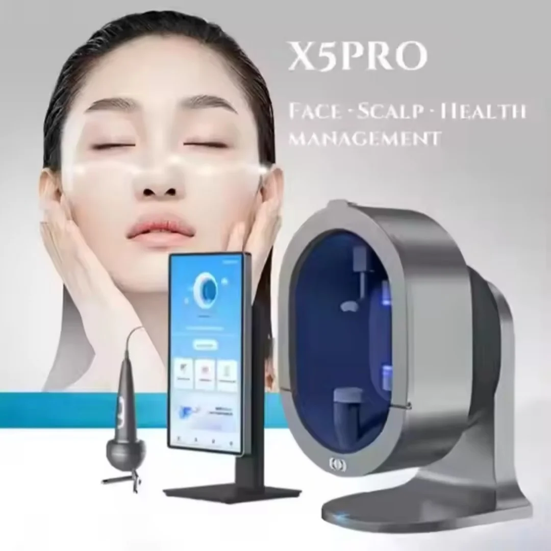 Professioneller 3D-Gesichtsscanner S5 mit UV-Haut- und Haaranalyse-Messgerät, Digitaler Gesichtsscanner und Hautanalysator Image