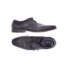 Bugatti Herren Halbschuh, Gr. 45, grau, Leder