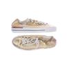 Paul Green Damen Halbschuh, Gr. 7, gold, Leder