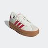 Sneaker ADIDAS SPORTSWEAR "VL COURT BOLD", Gr. 40, core weiß, better scarlet, gold metallic, Synthetik, Leder, sportlich, Schuhe, Design auf den Spuren des adidas Gazelle Bold, Topseller