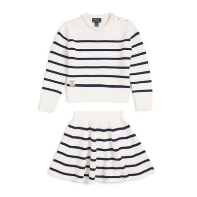 Ralph Lauren Kids Stripe Sweater and Skirt Set