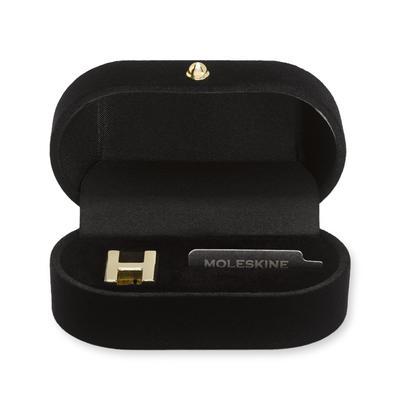Moleskine Gold-Plated H Notebook Charm