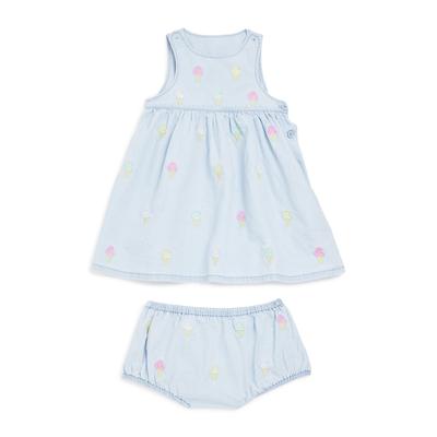 Stella Mccartney Kids Organic Cotton Dress and Bloomer Set