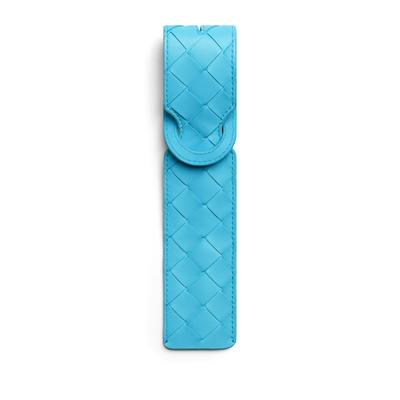 Bottega Veneta Leather Intrecciato Luggage Tag