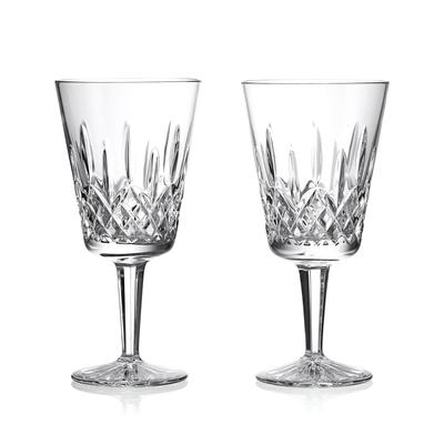 Waterford Set of 2 Medium Lismore Goblets