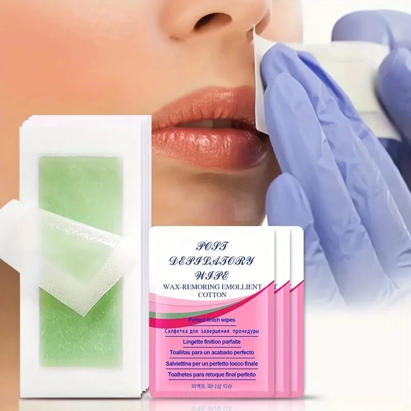 10/30/50 Pcs Depilatory Wax Strips For Hair Removal Wax Paper Cold Wax Strips Paper For Face Neck Arm Leg Body Beauty Tools