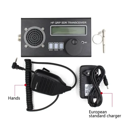 2025 USDX USDR HF QRP SDR Transceiver SSB/CW Transceiver 8-Band DSP SDR + Microphone + Battery +