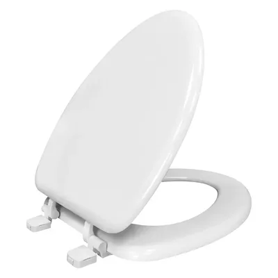 Elongated Toilet Seat in White
