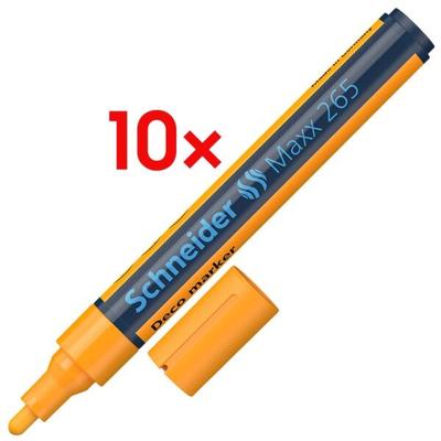 Schneider 10x Kreidemarker »Maxx 265« orange Image