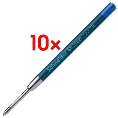 Schneider 10x Kugelschreibermine »Slider 755 XB« blau Image