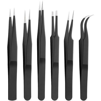 goobay Pinzetten-Set 6-teilig silber