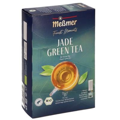 Meßmer Grüner Tee» Bio Jade Green Tea« 15 Stück Tassenportion grün