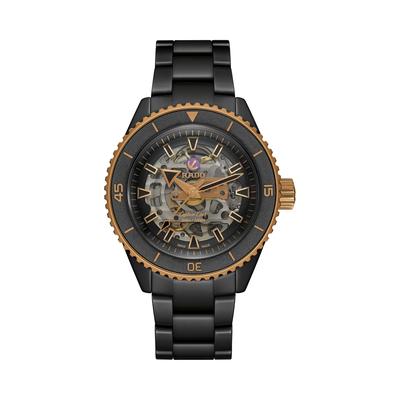 Rado Captain Cook Skeleton Watch, 43mm - Black/Black