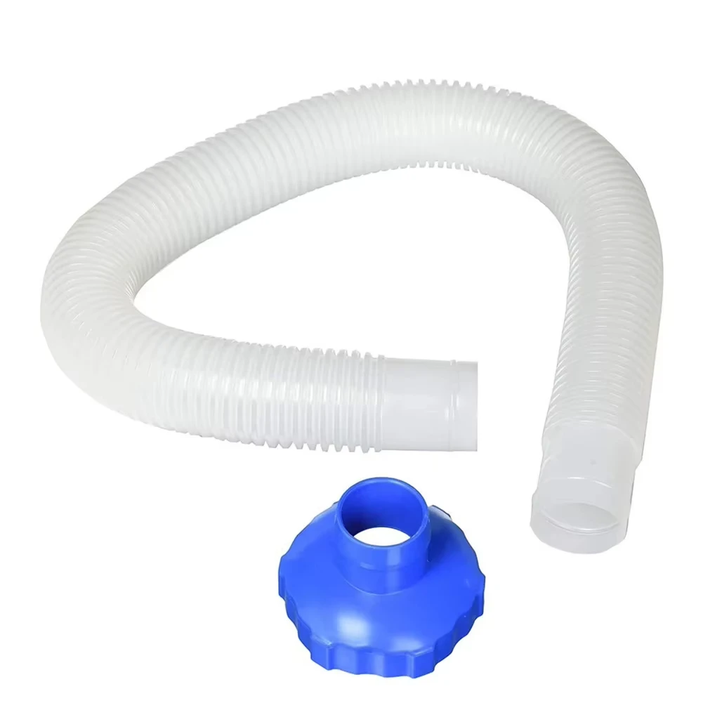 Tuyau d'écumoire de piscine hors sol avec adaptateur, ensemble de pièces de rechange, supporter ficateur de piscine extérieure, outil de livres, Intex 25016