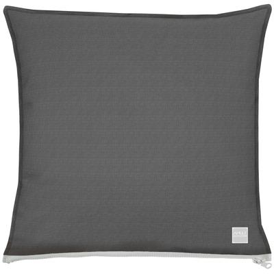 Dekokissen APELT "3959" Gr. 1, schwarz (schwarz, unifarben), B:39cm L:39cm, Polyester, Dekokissen_Sitzkissen_Kissenhüllen, Kissenhülle mit Füllung, 1 Stück Image
