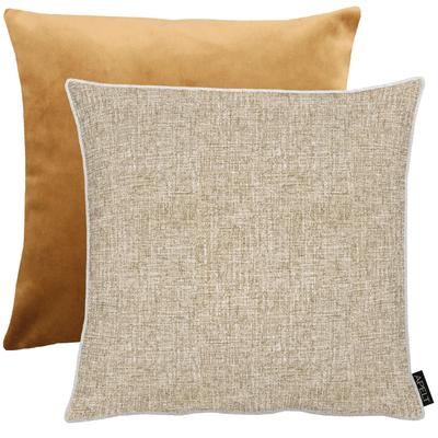 Kissenhülle APELT "Alessio" Gr. 1, beige (natur), B:40cm L:60cm, Polyester, Bezug: 80% Polyester, 20% Viskose, Kissenbezüge, Wendekissenhülle ohne Füllung, 1 Stück Image