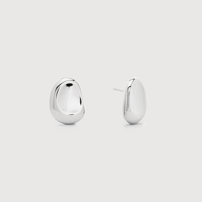 Sterling Silver Aria Bold Stud Earrings