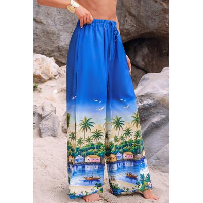 Waves & Wonder Tropical Cover-Up Pants