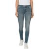 Skinny-fit-Jeans PEPE JEANS "SKINNY JEANS LW", Damen, Gr. 29, Länge 32, blau (blau grau used), Denim/Jeans, Obermaterial: 93% Baumwolle, 5% Polyester, 2% Elasthan, casual, skinny fit, Jeans, in verschiedenen Waschungen