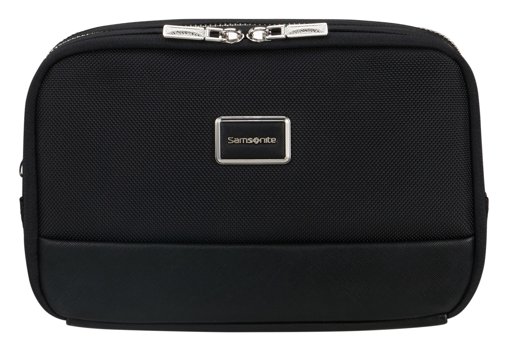 Kulturbeutel SAMSONITE "IMAGE Toilet Kit", Gr. B/H/T: 22cm x 14cm x 9cm, schwarz, Nylon, Polyurethan, Taschen, Kulturtasche Wash Bag Nassfach Image