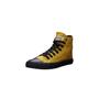Sneaker ETHLETIC "Black Cap Hi Cut", Gr. 43, gelb (mustard gelb p, jet schwarz), Obermaterial: 100% Baumwolle; Futter: 100% Baumwolle; Decksohle: 100% Baumwolle; Sohle: 100% Naturkautschuk, Schuhe, Fairtrade Produkt