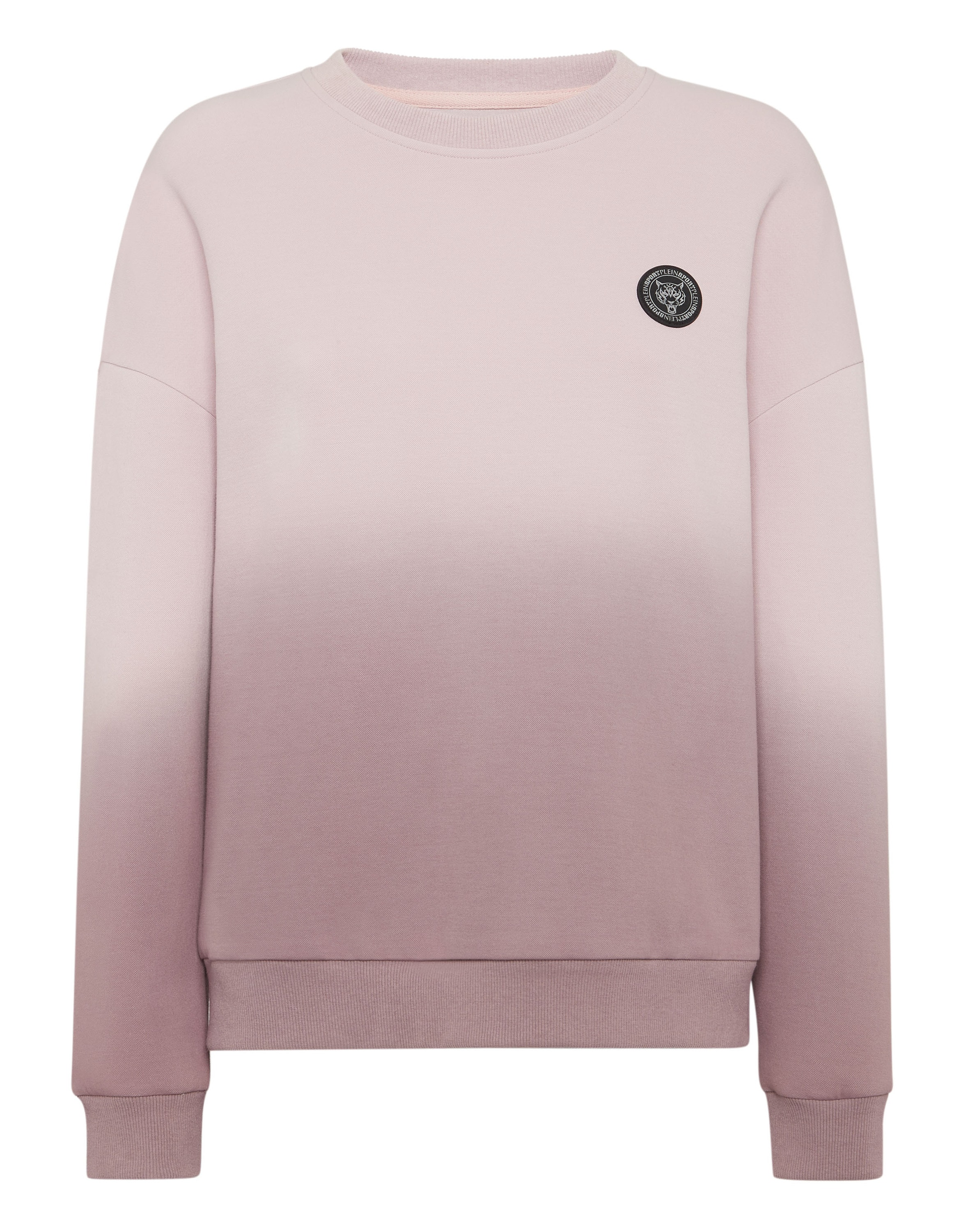 Sweatshirt PLEIN SPORT "Degrade", Mädchen, Gr. M, lila (73, lila), Obermaterial: 35% Polyester, 59% Baumwolle, 6% Elasthan, Sweatshirts Sweatshirt