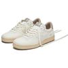 Sneaker FLAMINGOS LIFE "STADION", Gr. 37, weiß (moon), Synthetik, Textil, sportlich, Schuhe, vegane Sneaker, Obermaterial aus 68% Maisresten