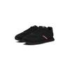 Sneaker TOMMY HILFIGER "NEW RUNNER EVA CORPO KNIT", Herren, Gr. 40, schwarz, Textil, Nylon, sportlich, Schuhe, Freizeitschuh, Halbschuh, Schnürschuh mit Streifen in Tommy Farben