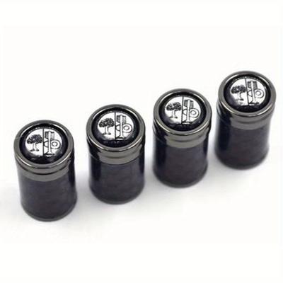 TEMU 4pcs Carbon Rims For Tire Cap Valve Wheel Stem Cap Valve Stems Cover Air Valve Cap For Mercedes-benz Image