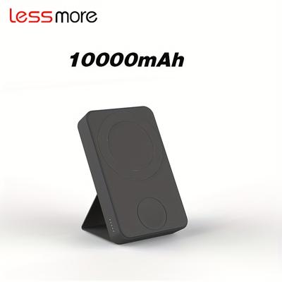 TEMU Lessmore 10000mah Ultra-portable Magnetic Wireless Power Bank Pd20w Portable Super Fast Charging, For Iphone/type-c, Outdoor Emergency Power Backup Battery Pack., Less More Image