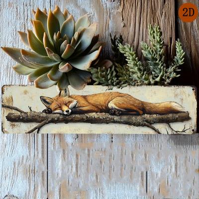 TEMU 2d Aluminum Tin Sign Vintage Style Street Plaque For Home, Room, Bar, Cafe, Garage Decor 1pc, 2d Flat, Room Decor Image