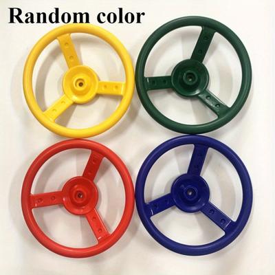 TEMU 1pc Swing Accessories Small Steering Wheel 's Outdoor Toy Small Compass Climbing Stone Accessories Image