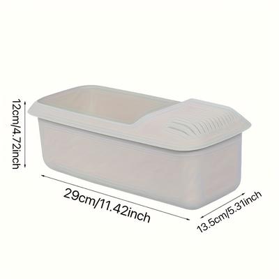 TEMU Yuhuphyllic Microwave Pasta Cooker For 4 Servings - No Boil With Filter, & Mess-, Durable Food-safe Plastic, -handed Operation For Spaghetti & Pasta Image