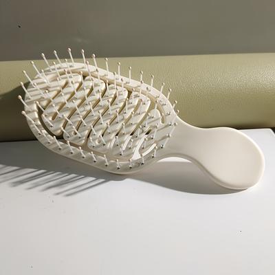 TEMU Portable Brush, Abs Plastic Handle, Nylon Brush, Suitable For Dry And Wet Hair Image