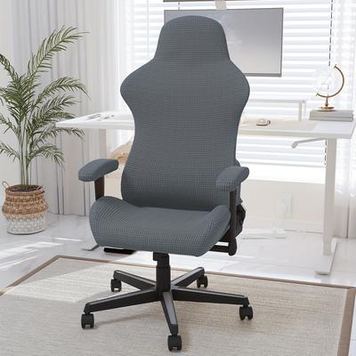 TEMU A Set Of Fleece Home Bedroom Minimalist Universal Gaming Chair Cover, Pet-friendly. Image