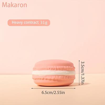 TEMU Dessert Shaped Latex Toys, Biscuits, Macarons, Puppy Toys, Bite Resistant, Grinding Teeth, Latex Sound Making Pet Toys Image