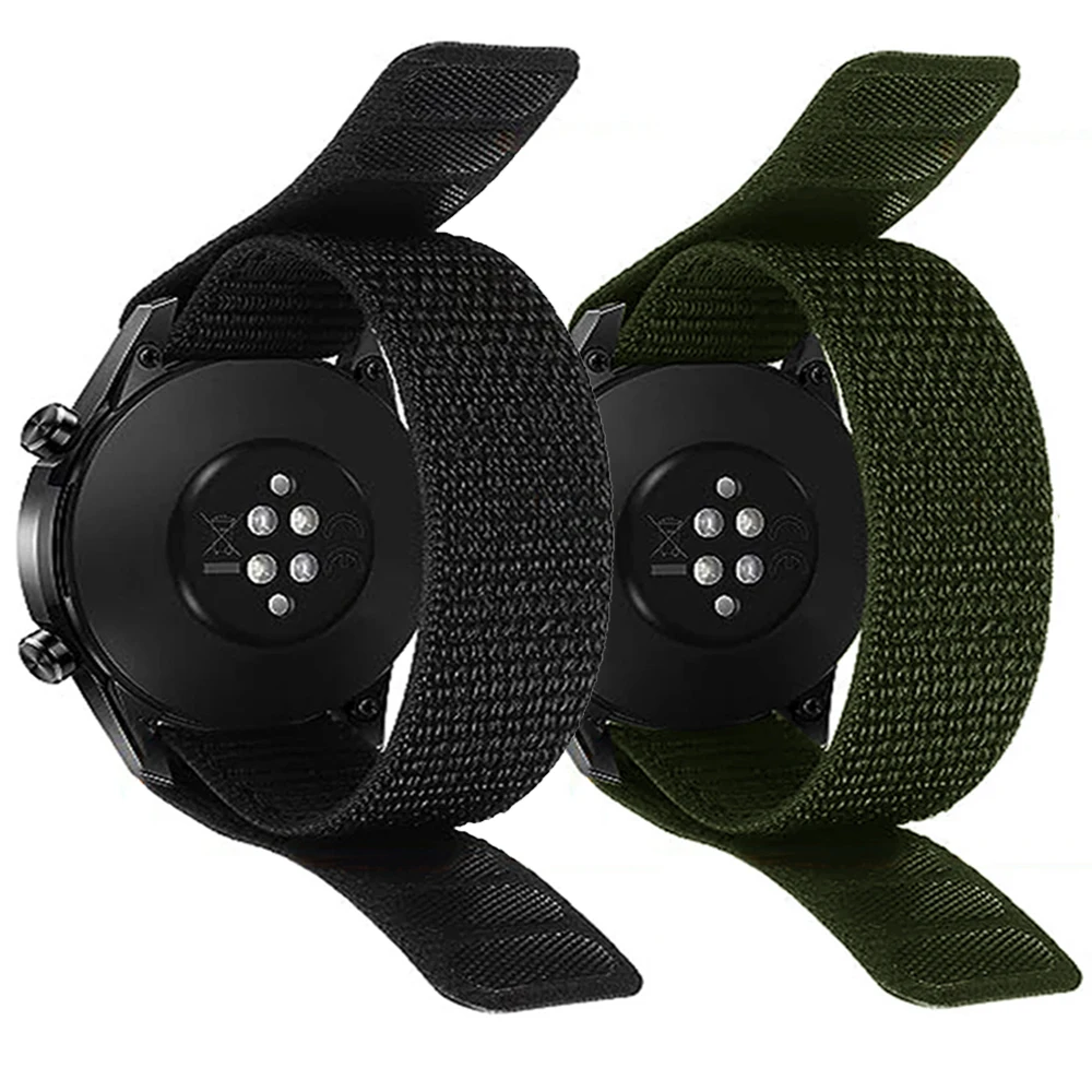 Hakenschlaufe-Schnellverschluss-Uhrenarmband für Garmin Fenix 8 E 7 7X 6 5/epix Pro 22 26 mm gewebtes Nylon-Sportarmband für Tactix 8 Image